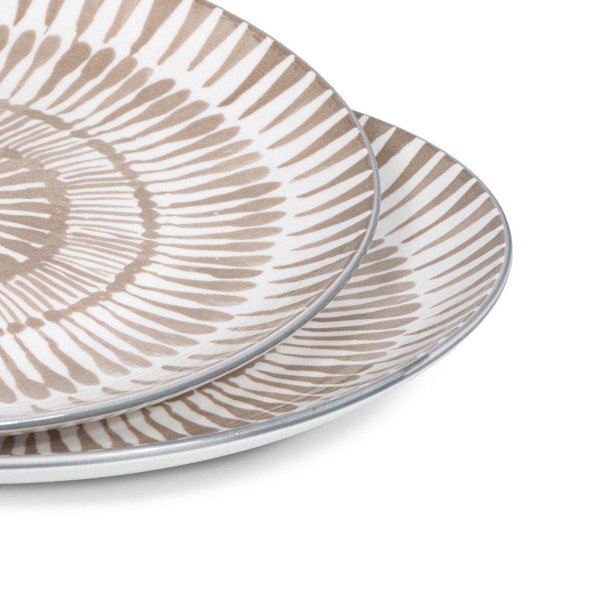 Prato raso ALIVE cinza 26,5cm