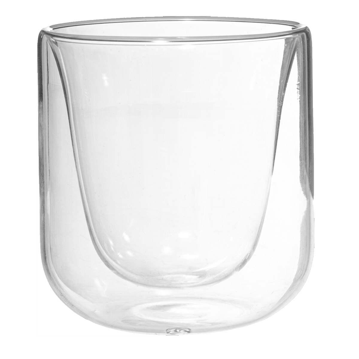 Caneca dupla em vidro 20cl