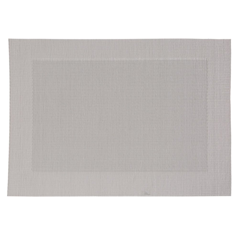Individual de mesa texaline cinzento