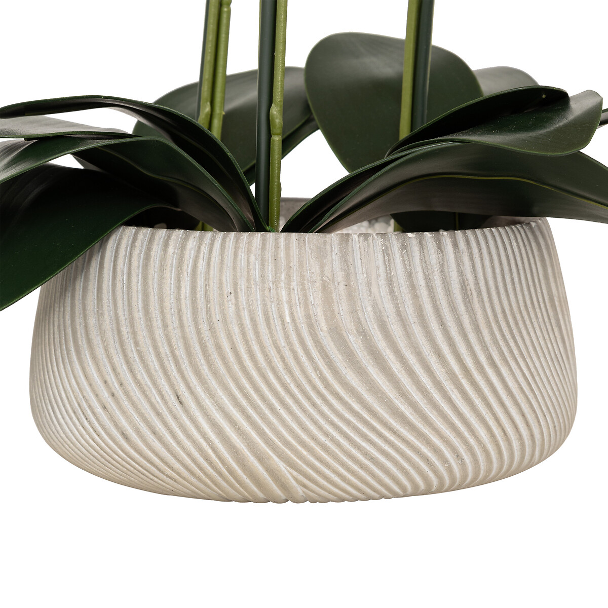 Vaso com orqu&iacute;dea artificial SANAE 65cm