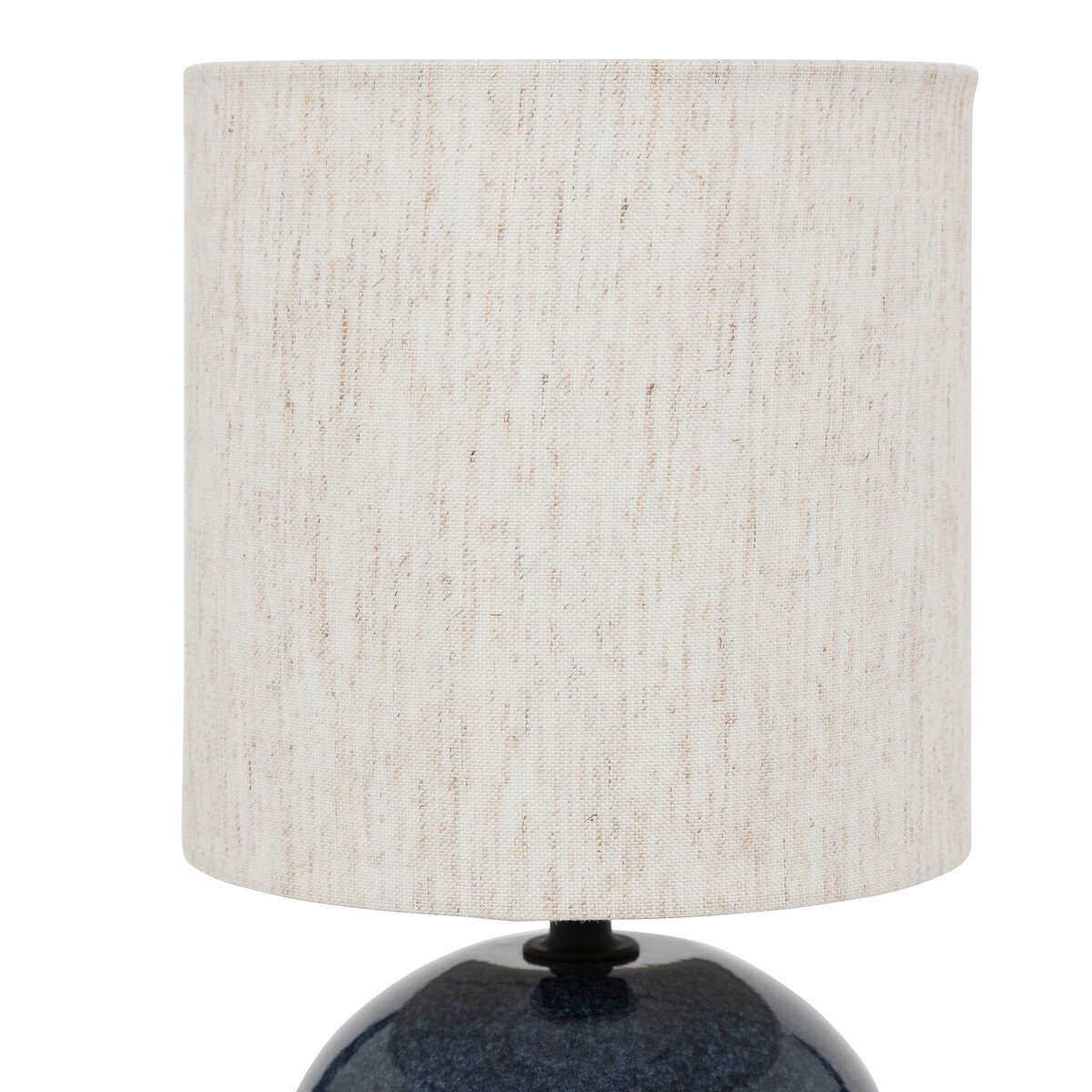 Candeeiro de mesa GAIA azul escuro em cerâmica 28cm