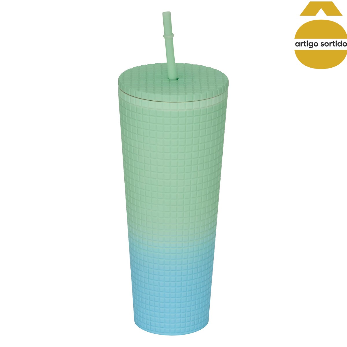 Copo t&eacute;rmico com palhinha 70cl