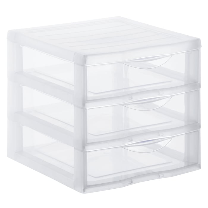 M&oacute;dulo de arruma&ccedil;&atilde;o com 3 gavetas