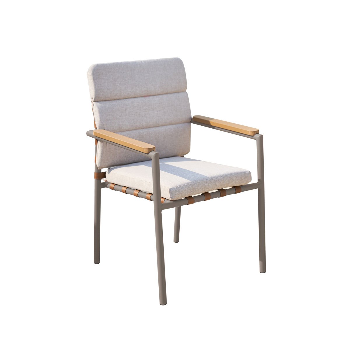 Conjunto de mesa exterior com 4 cadeiras