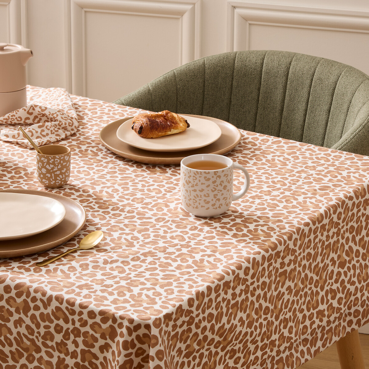 Conjunto de 4 ch&aacute;venas de caf&eacute; LEOPARDI em porcelana