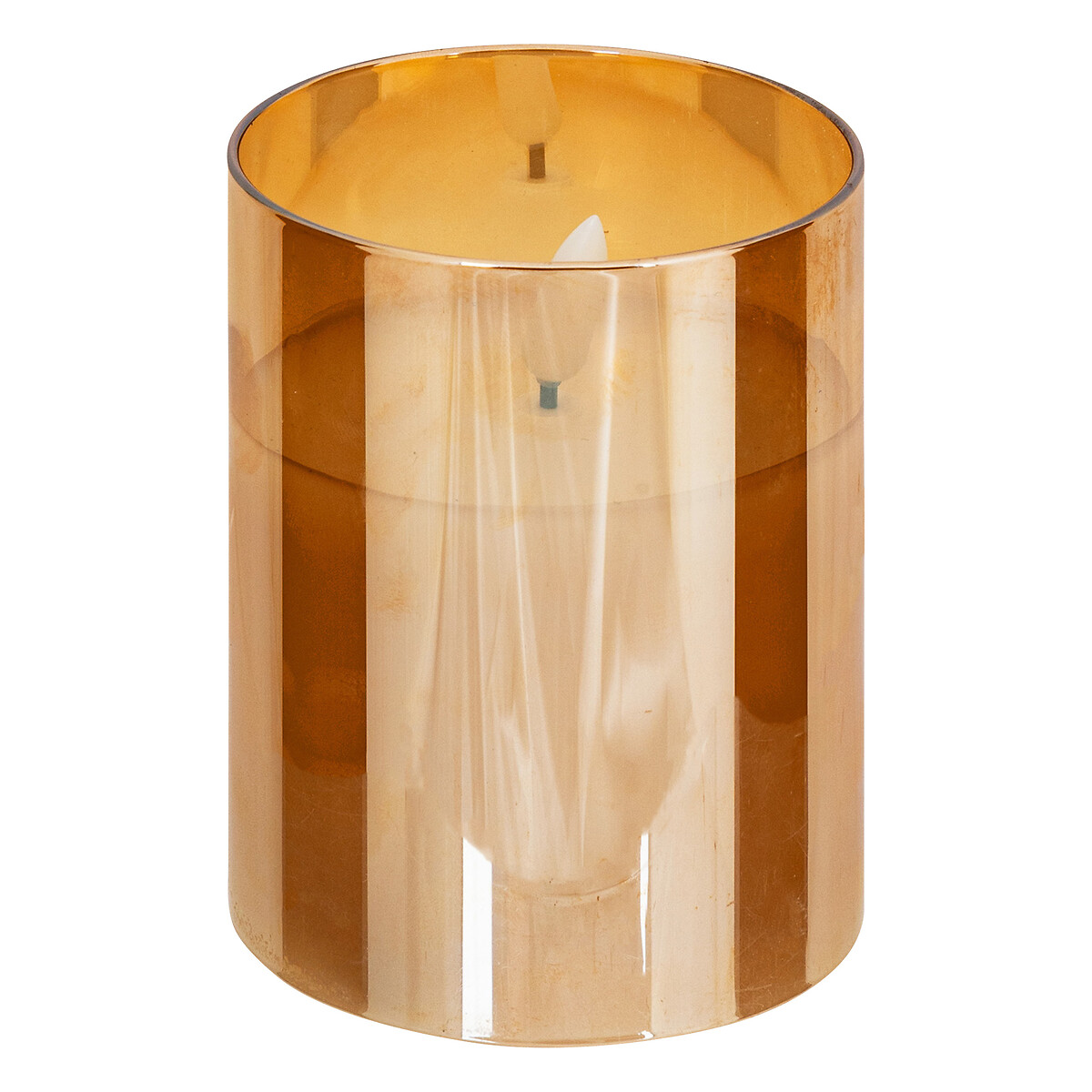 Conjunto de 3 velas led &acirc;mbar SENA