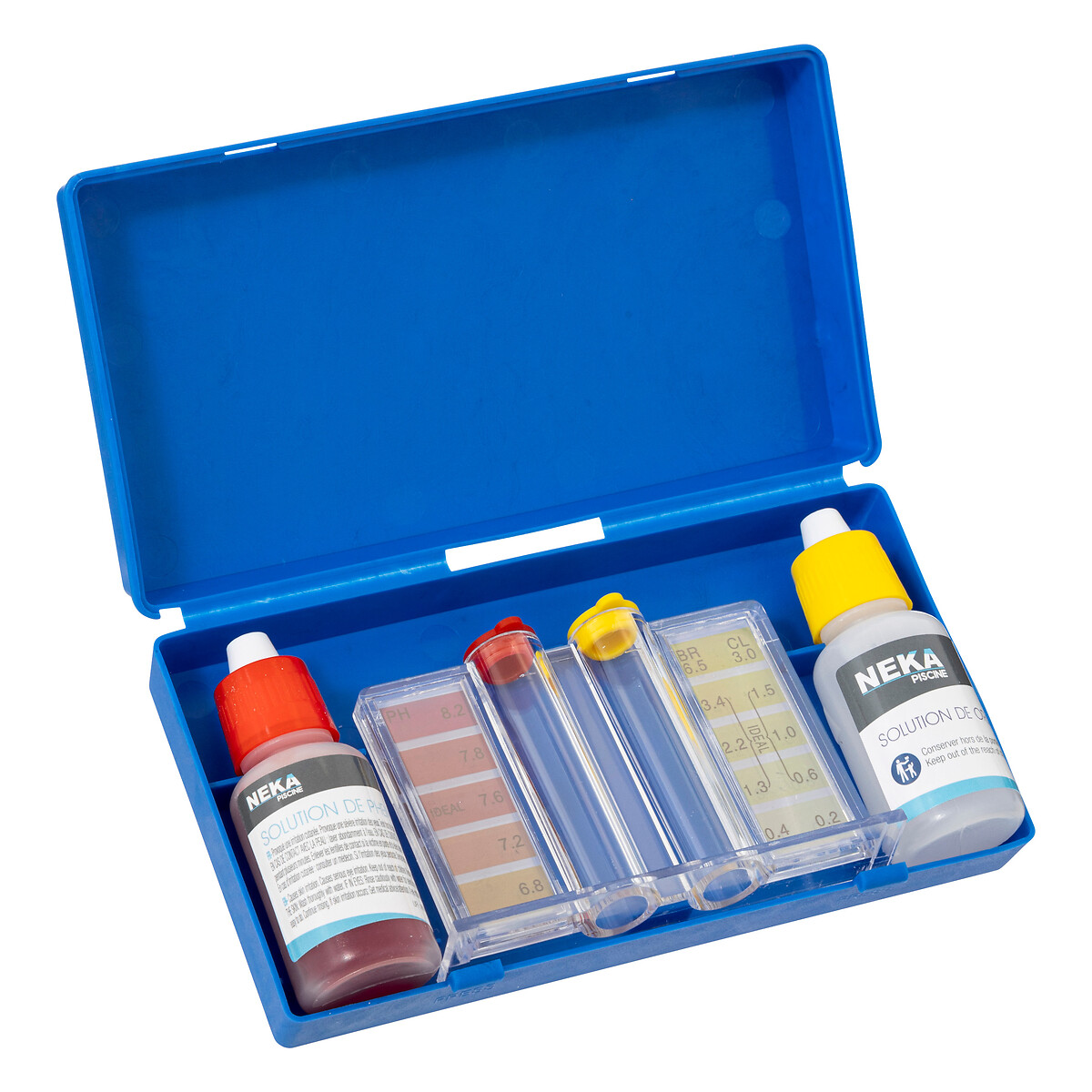 Kit de an&aacute;lise ph e cloro