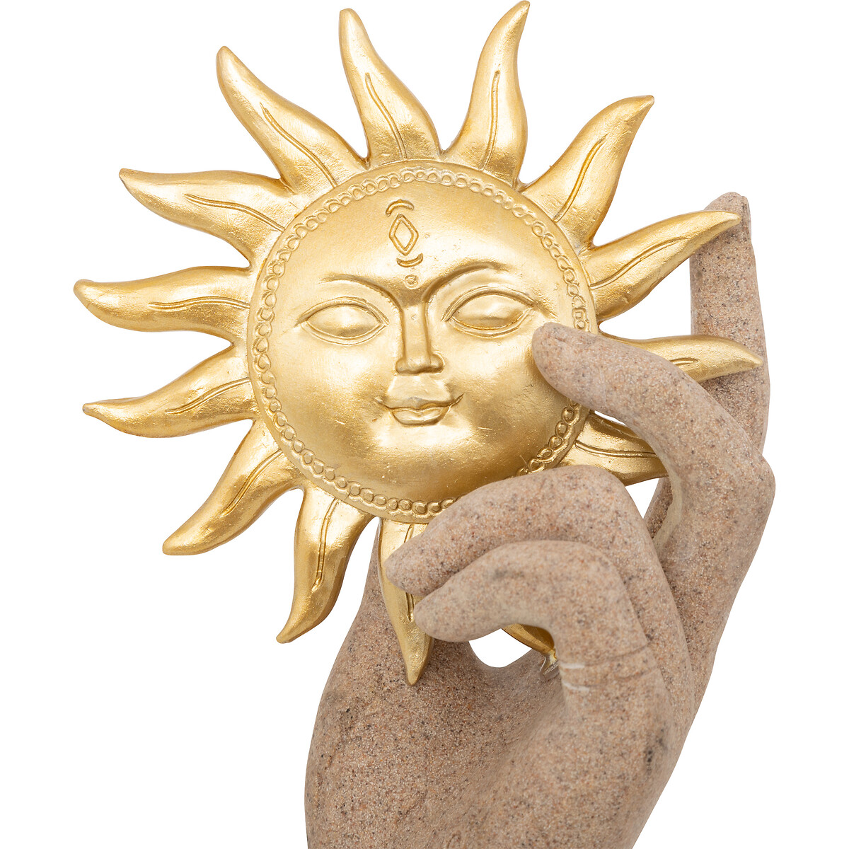 Est&aacute;tua Decorativa M&atilde;o Em Resina 21cm