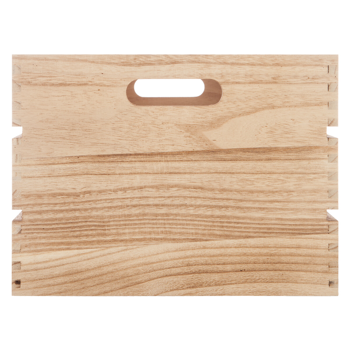 Caixa em madeira FACTORY natural 18x32x23cm