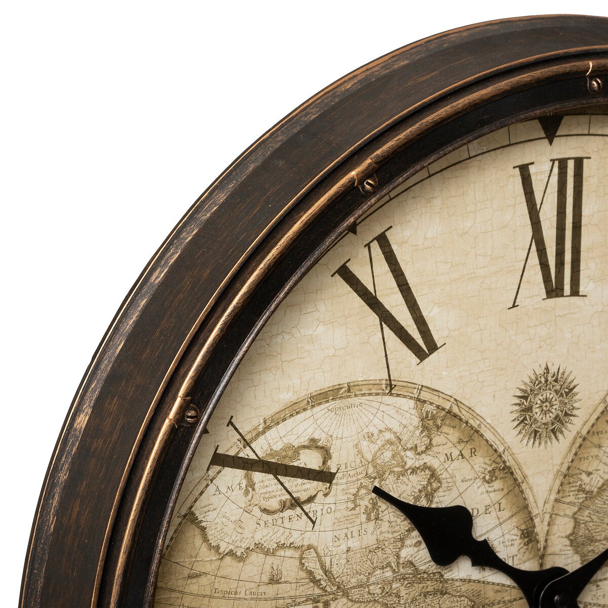 Rel&oacute;gio de parede decora&ccedil;&atilde;o mundo 51cm