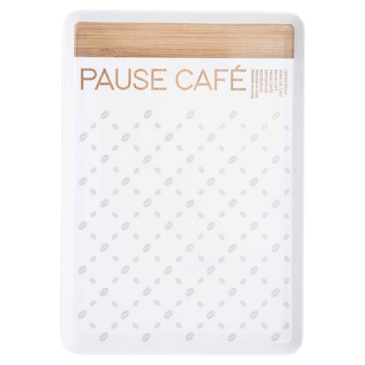 Tabuleiro de servir melamina branco