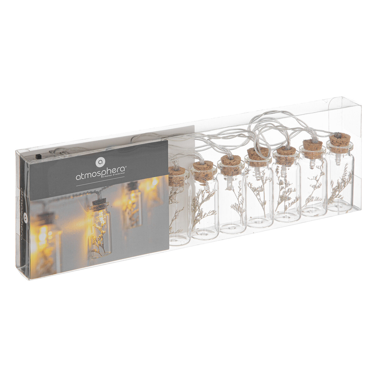 Grinalda decorativa com 10 lâmpadas decoradas