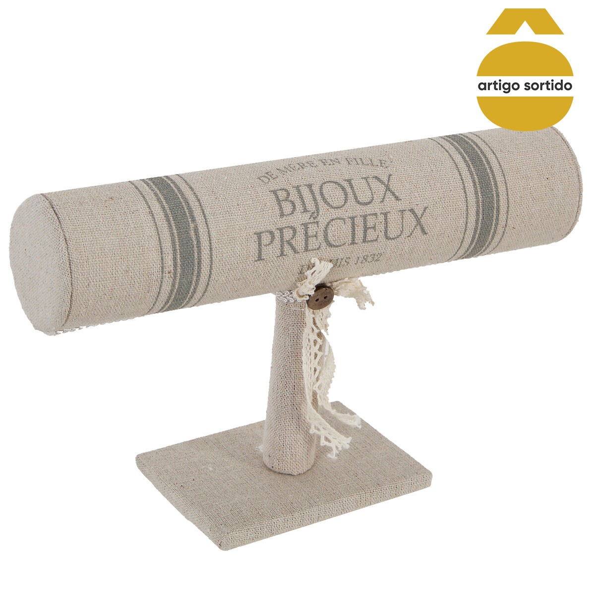 Porta pulseiras têxtil 23x15cm