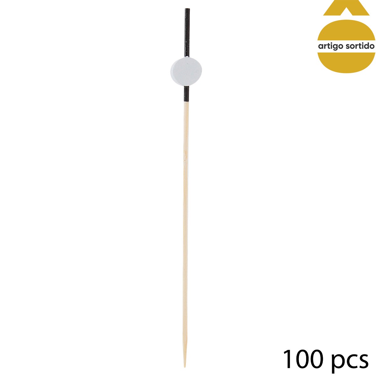 Conjunto de 100 palitos para cocktail