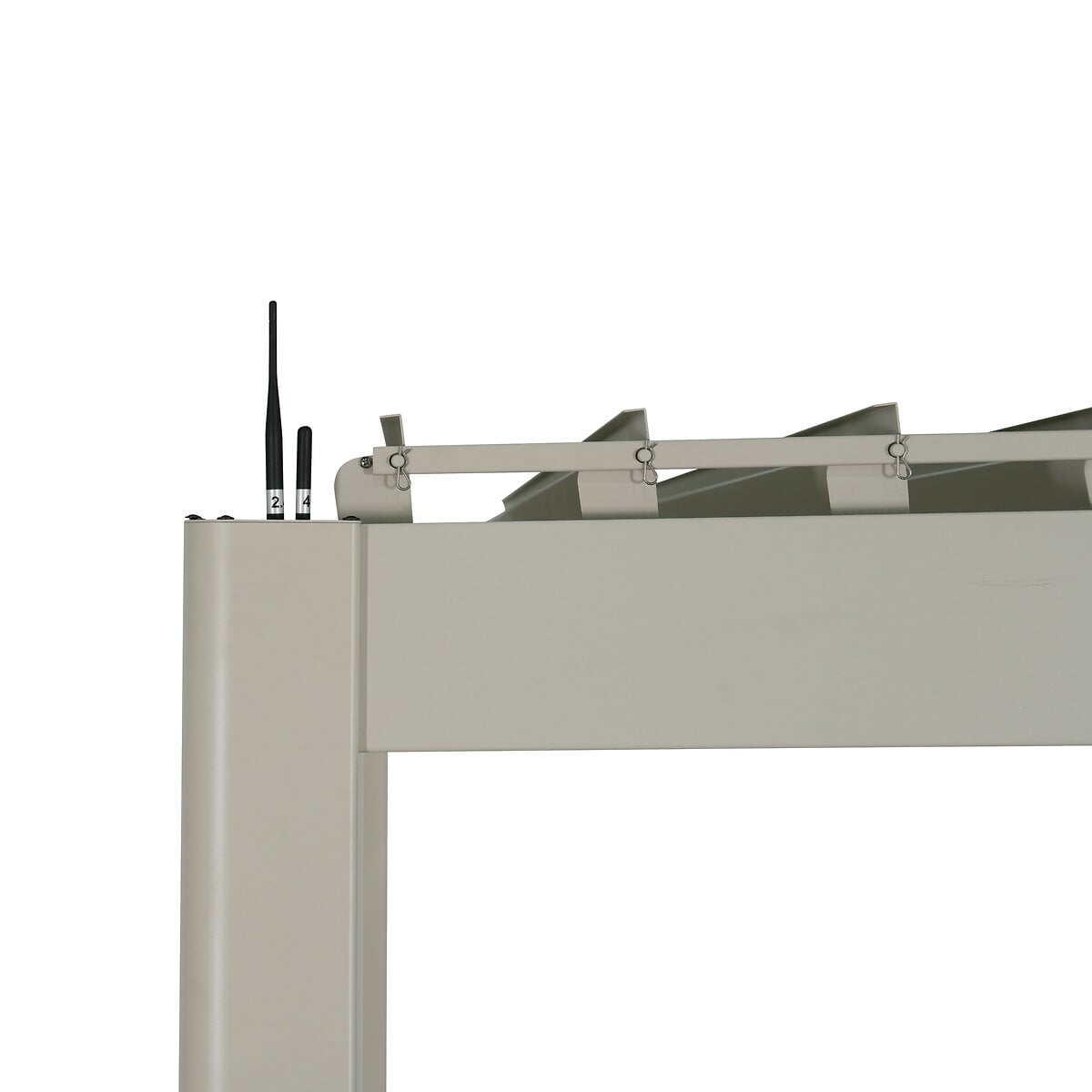 P&eacute;rgola el&eacute;trica EVORA argile 4x3cm