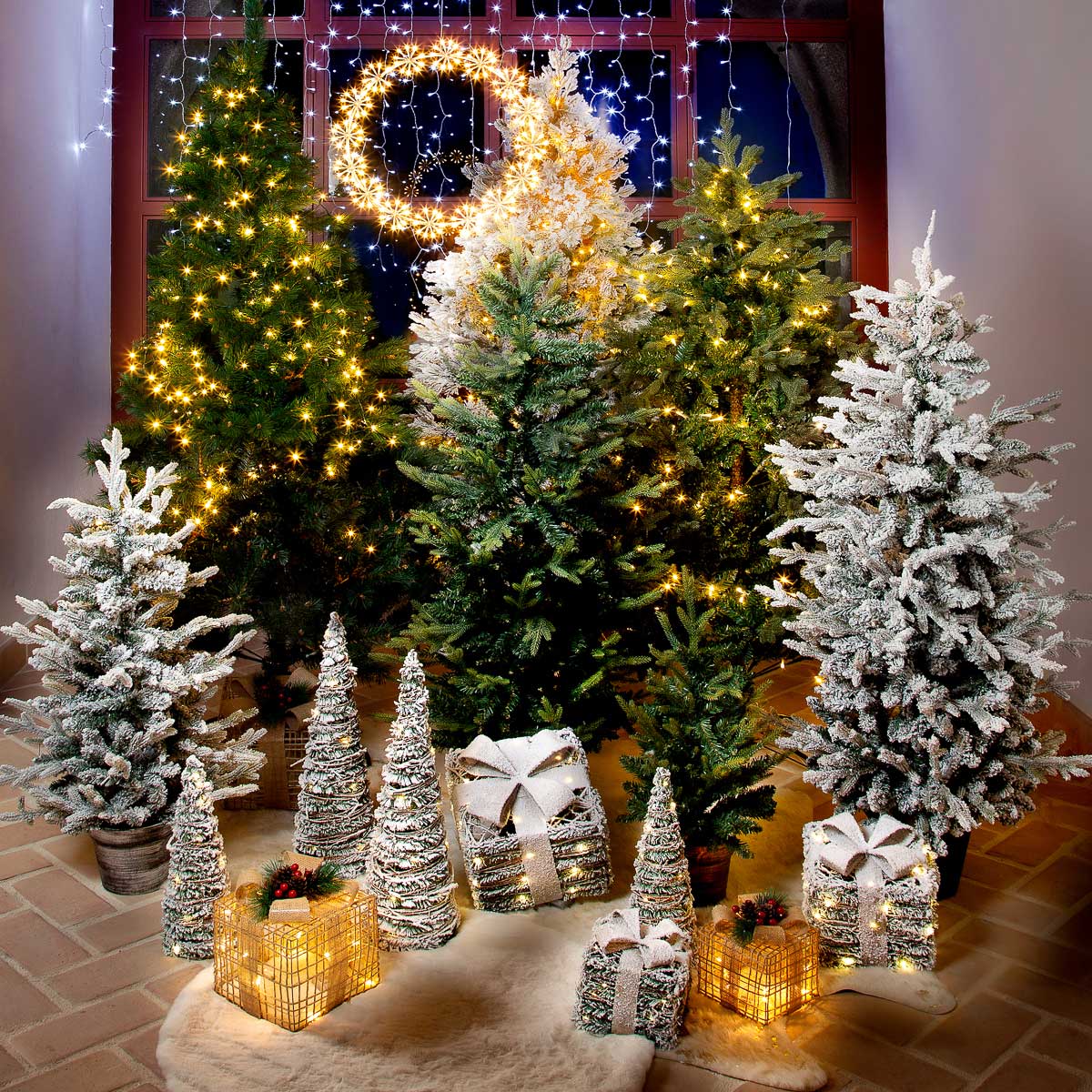 Árvore de natal WINDY PEAK verde 240cm