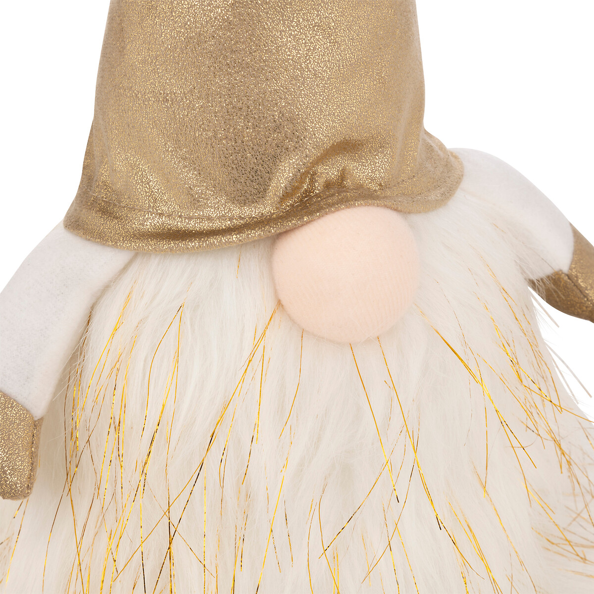 Figura gnomo com LED 40cm,  Figura gnomo com LED 40cm