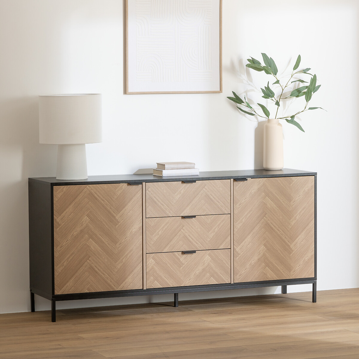 Aparador CHEVRONS preto