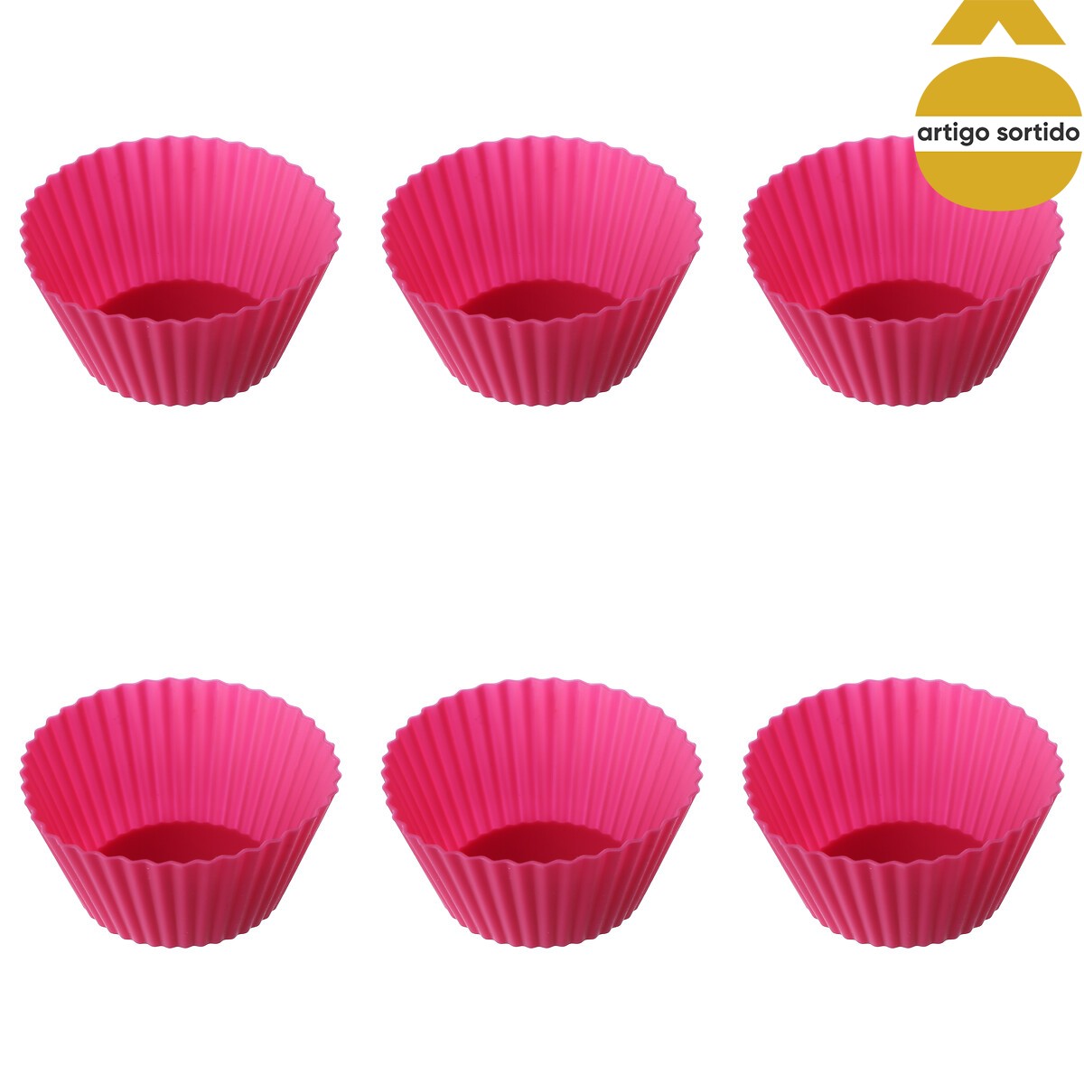 Conjunto de 6 formas para queques,  Conjunto de 6 formas para queques