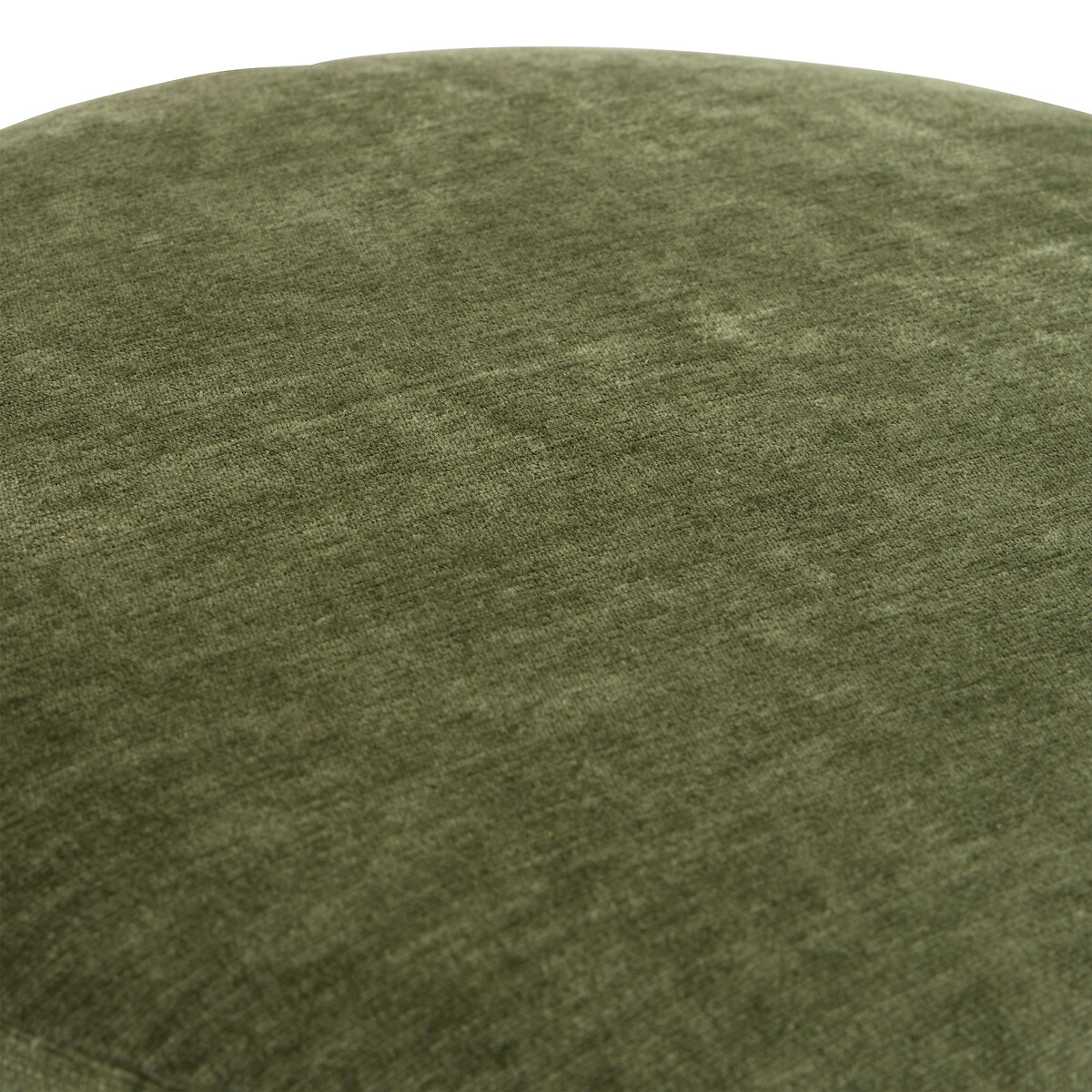 Pufe ALANYA com franjas verde 37,5x37,5x37,8cm