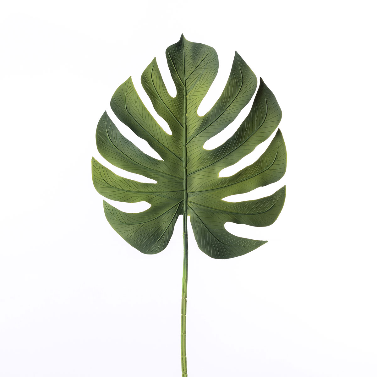 Haste de folha de ad&atilde;o verde artificial 85cm