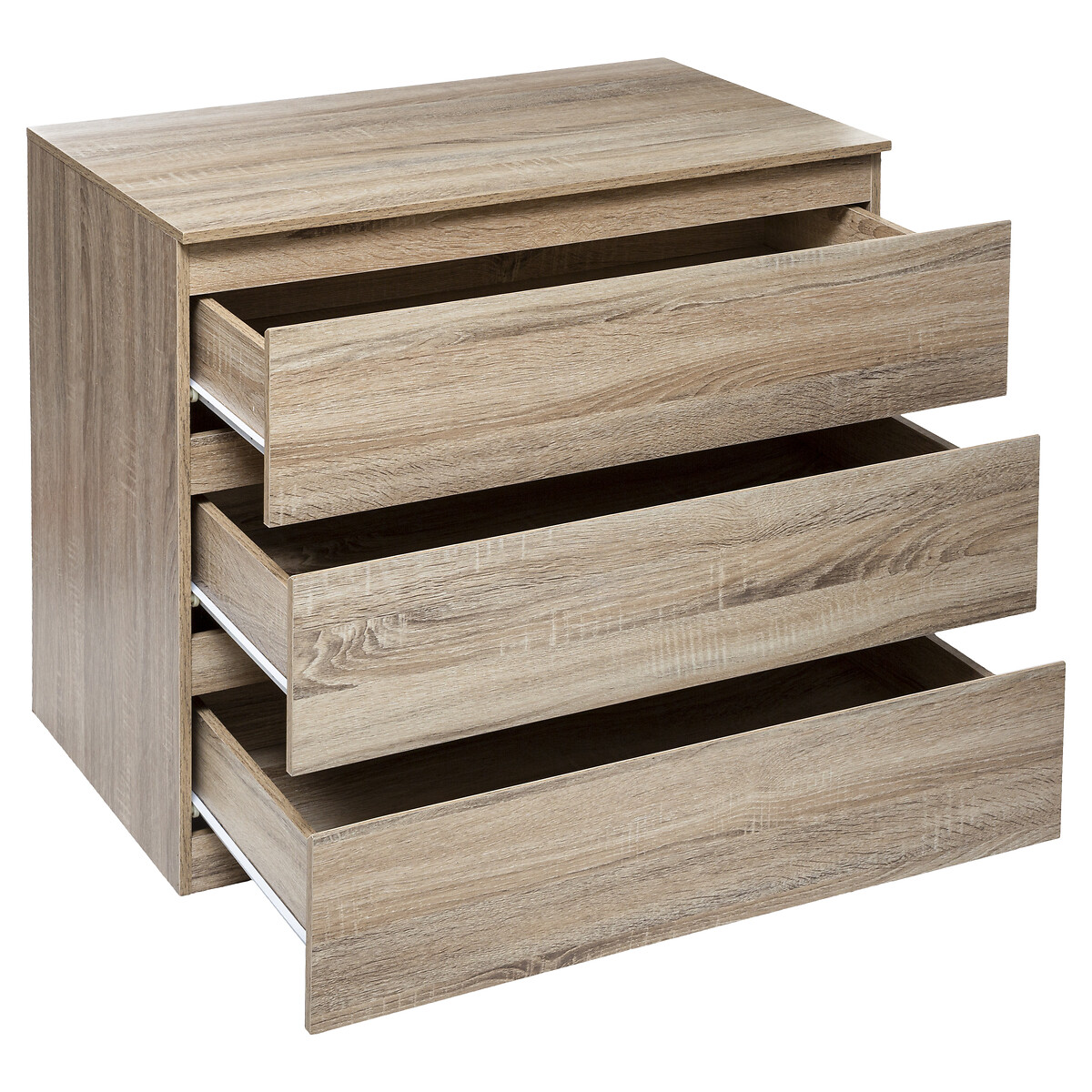 M&oacute;vel de arruma&ccedil;&atilde;o DOLO bege com 3 gavetas