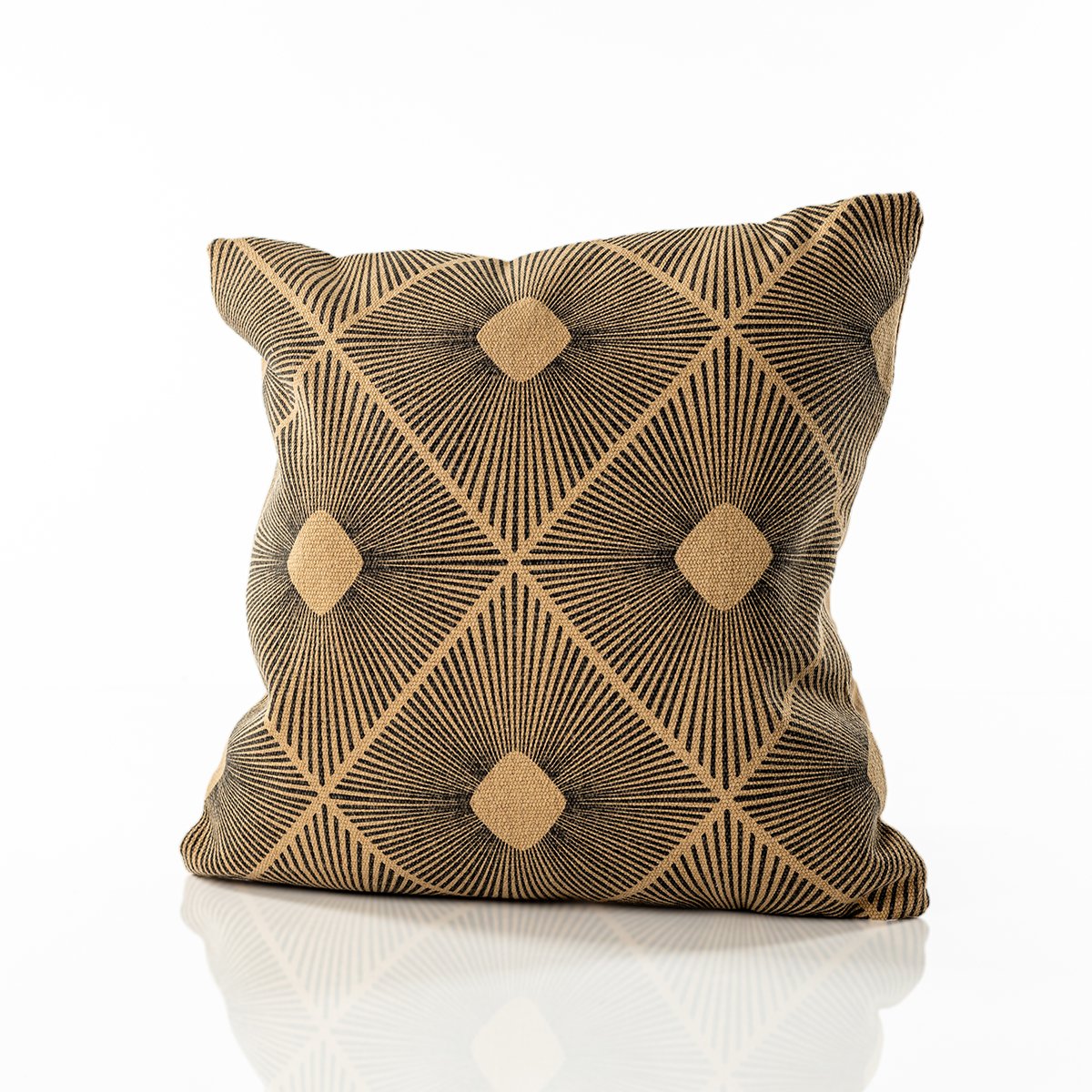 Almofada INUIT cru e preto 40x40cm