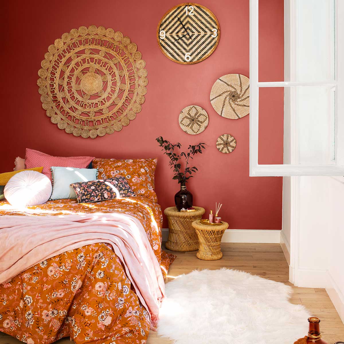 Tapete OSLO bege efeito pelo 90x150cm