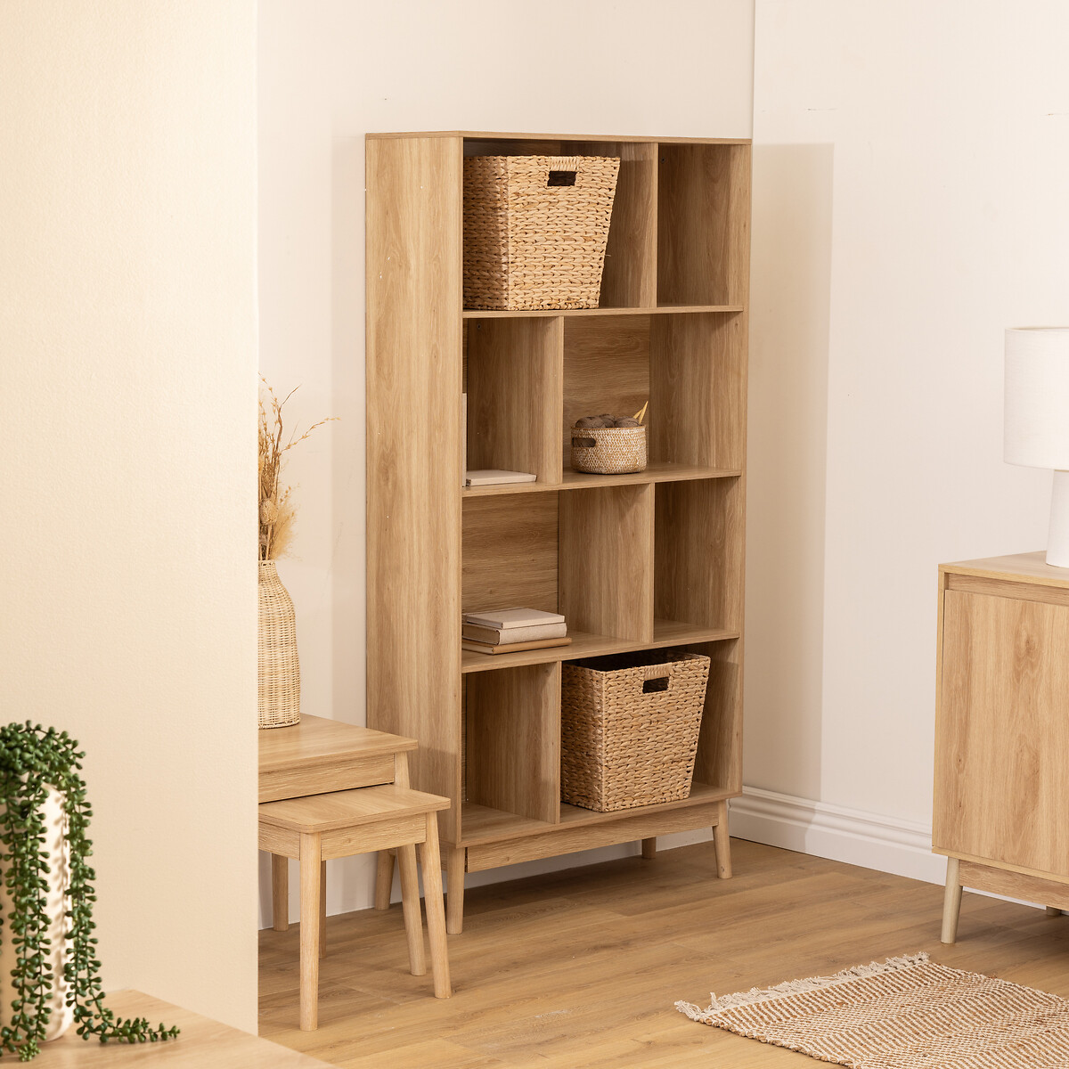 Estante ABANA bege em aglomerado 160cm