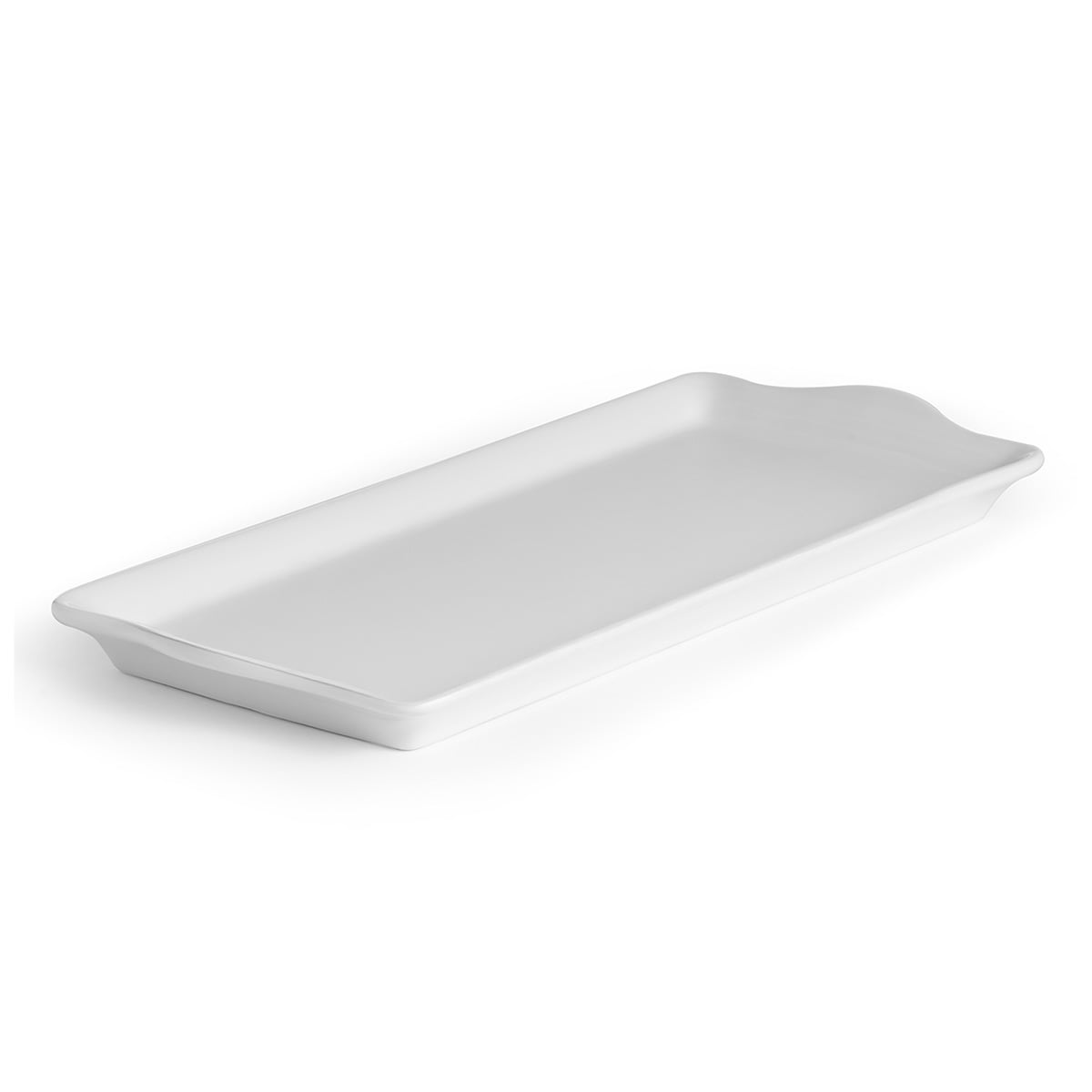 Travessa retangular em porcelana 34,5x15cm