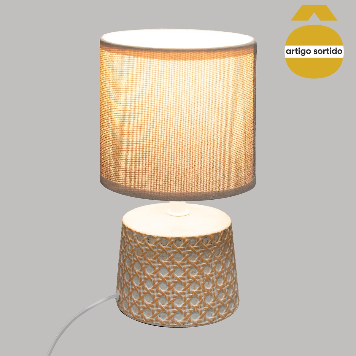 Candeeiro de mesa YOJOA em cer&acirc;mica 23cm