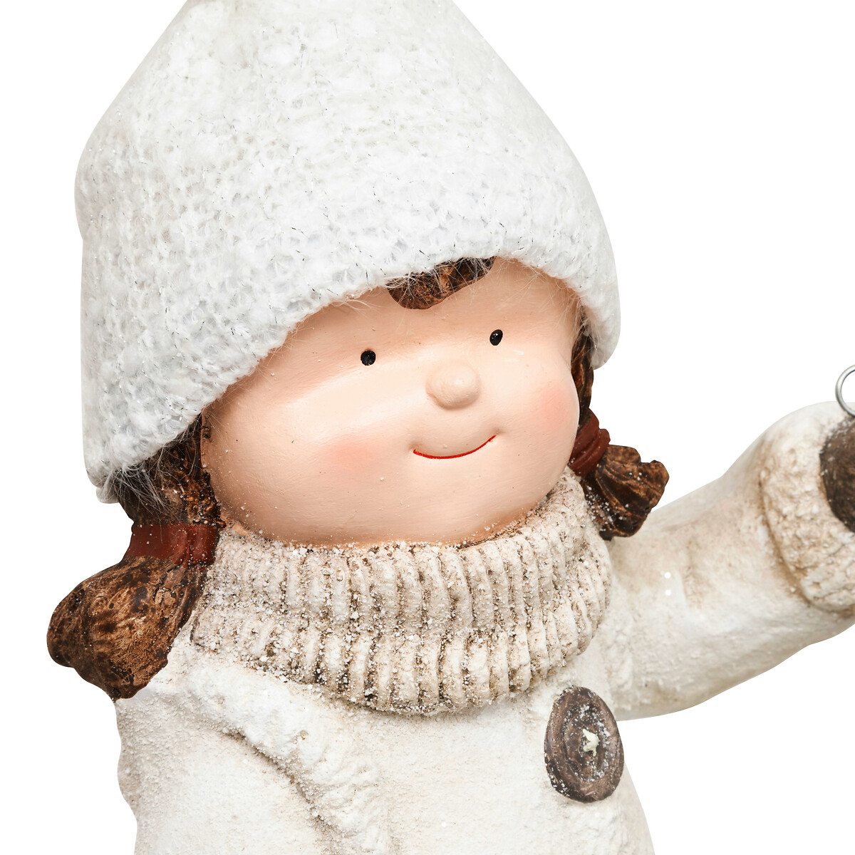 Figura de menina com lanterna 40cm,  Figura de menina com lanterna 40cm