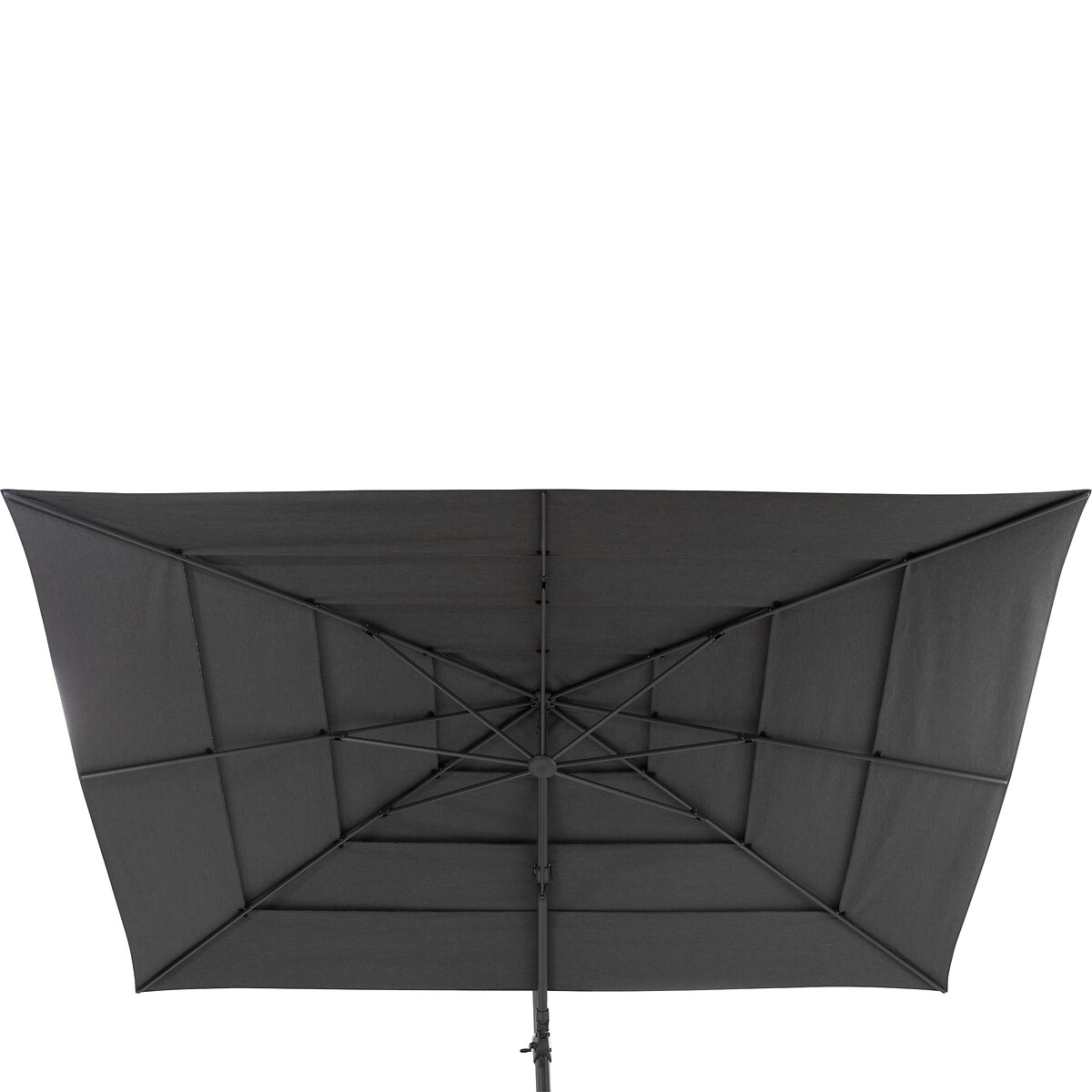 Guarda-sol MELHIA cinza graphite e antracite 4x3m