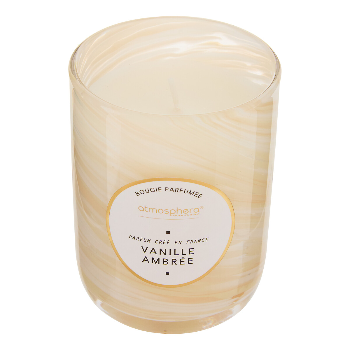 Vela perfumada baunilha em frasco vidro 275g