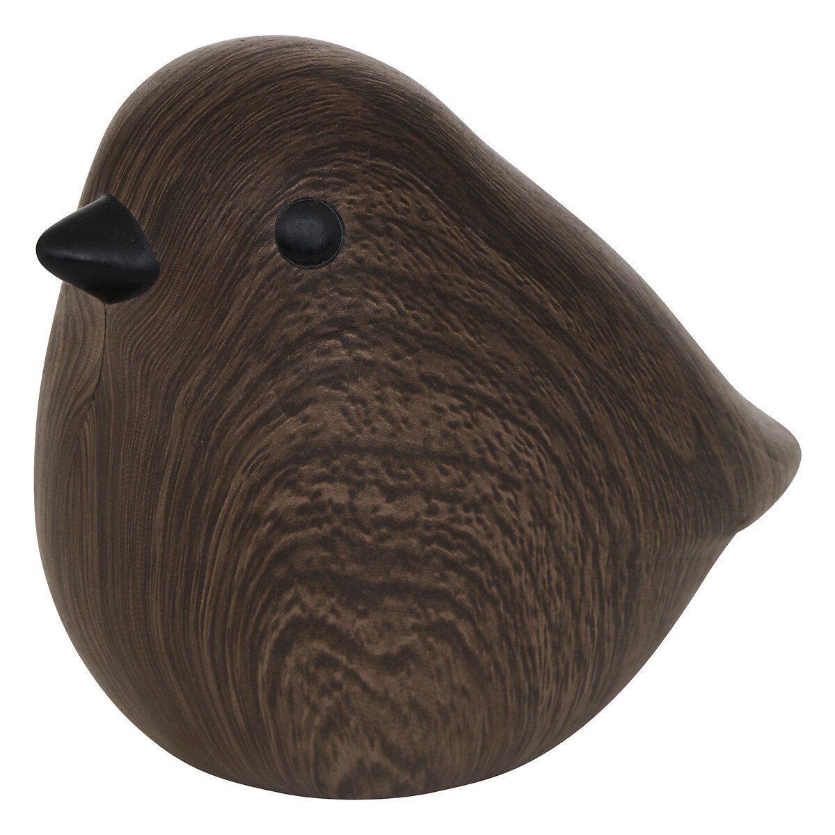 Figura decorativa pássaro castanho escuro  34cm,  Figura decorativa pássaro castanho escuro  34cm