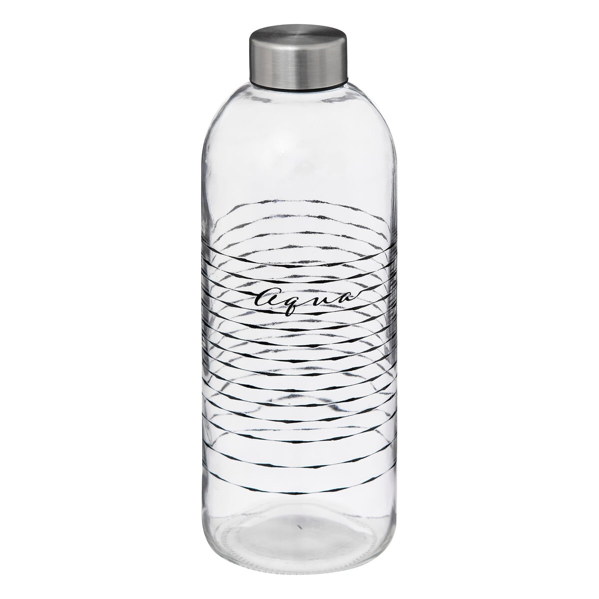 Garrafa de &aacute;gua em vidro 1l