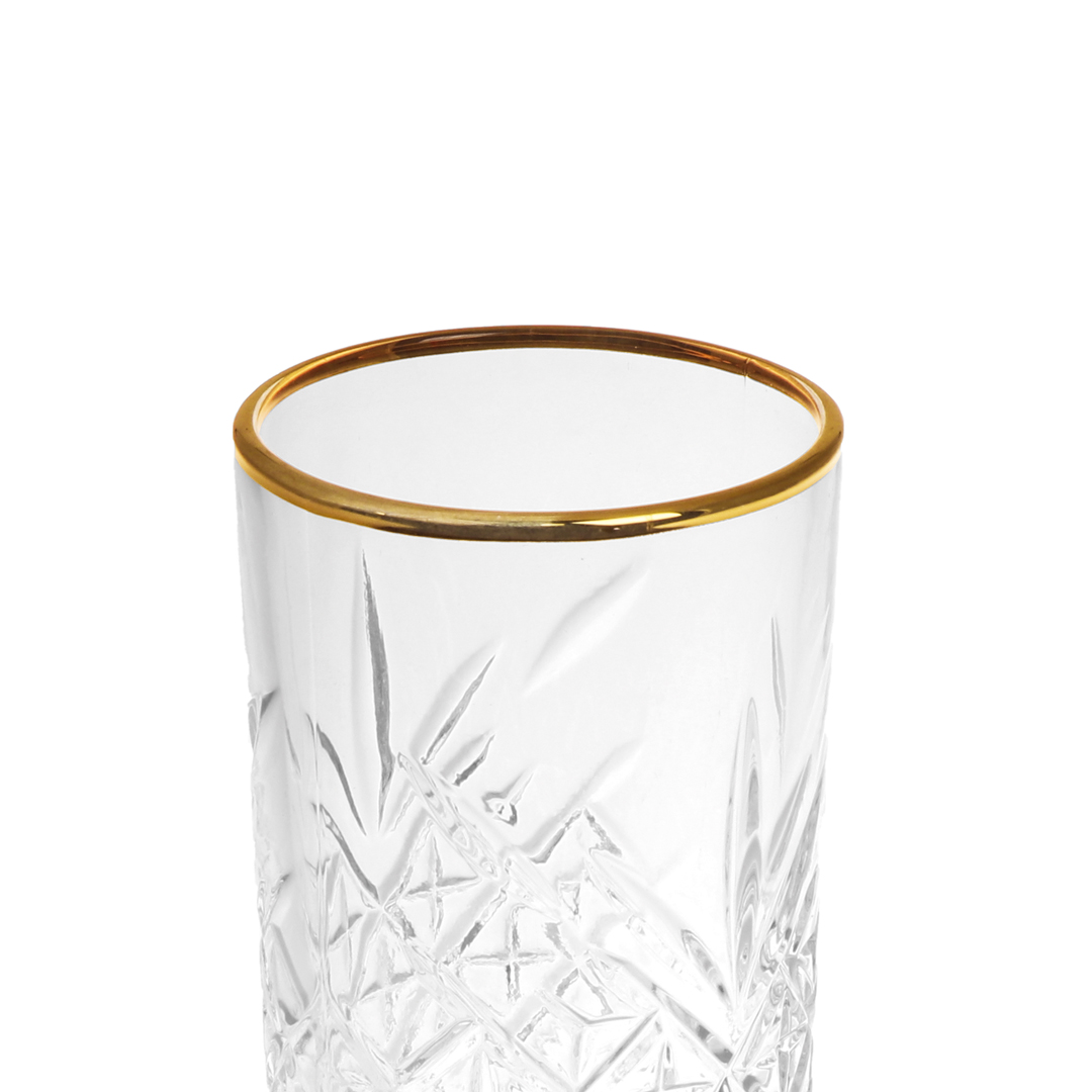 Copo Sem P&eacute; Timeless Com Beira Dourada