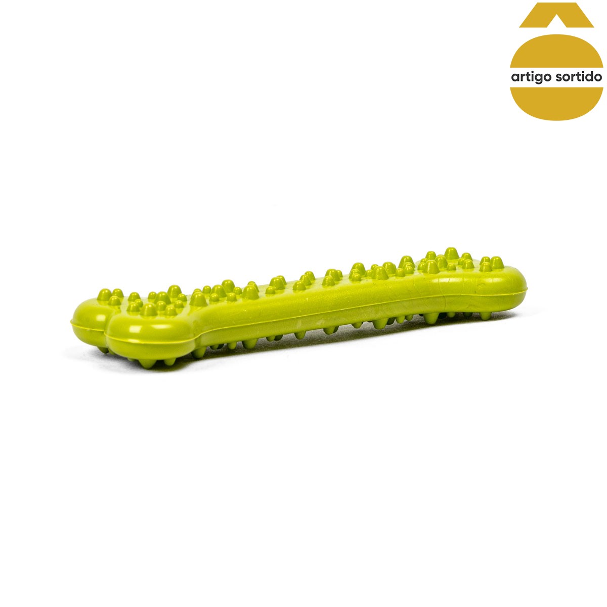 Osso de brincar flexível 10cm