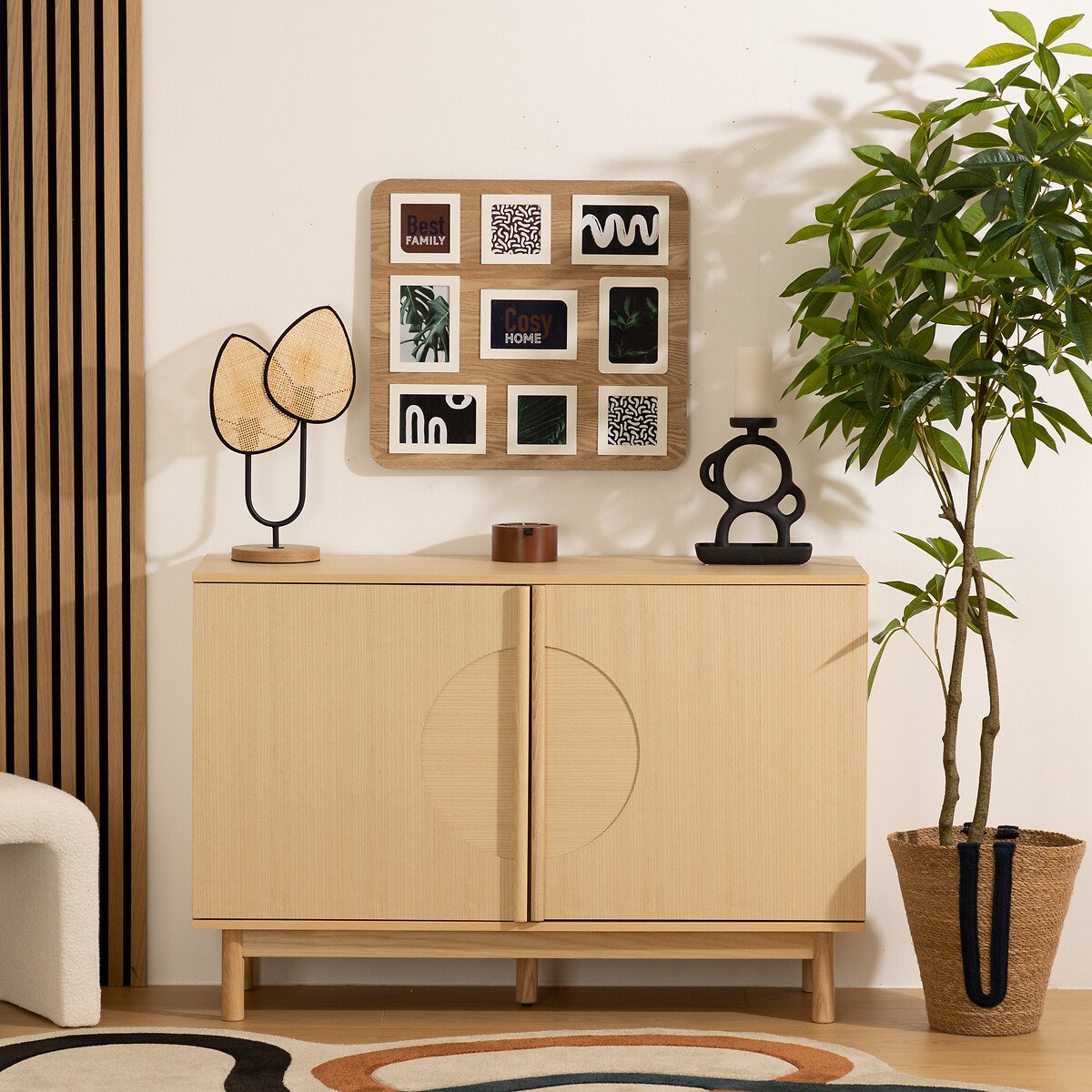 Multmoldura OLME em mdf para 9 fotografias