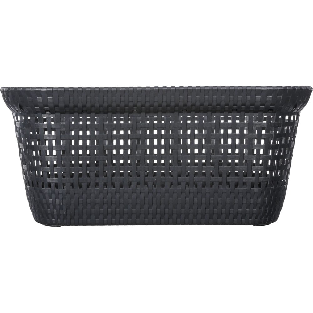 Cesto multiusos rattan cinza antracite 45l