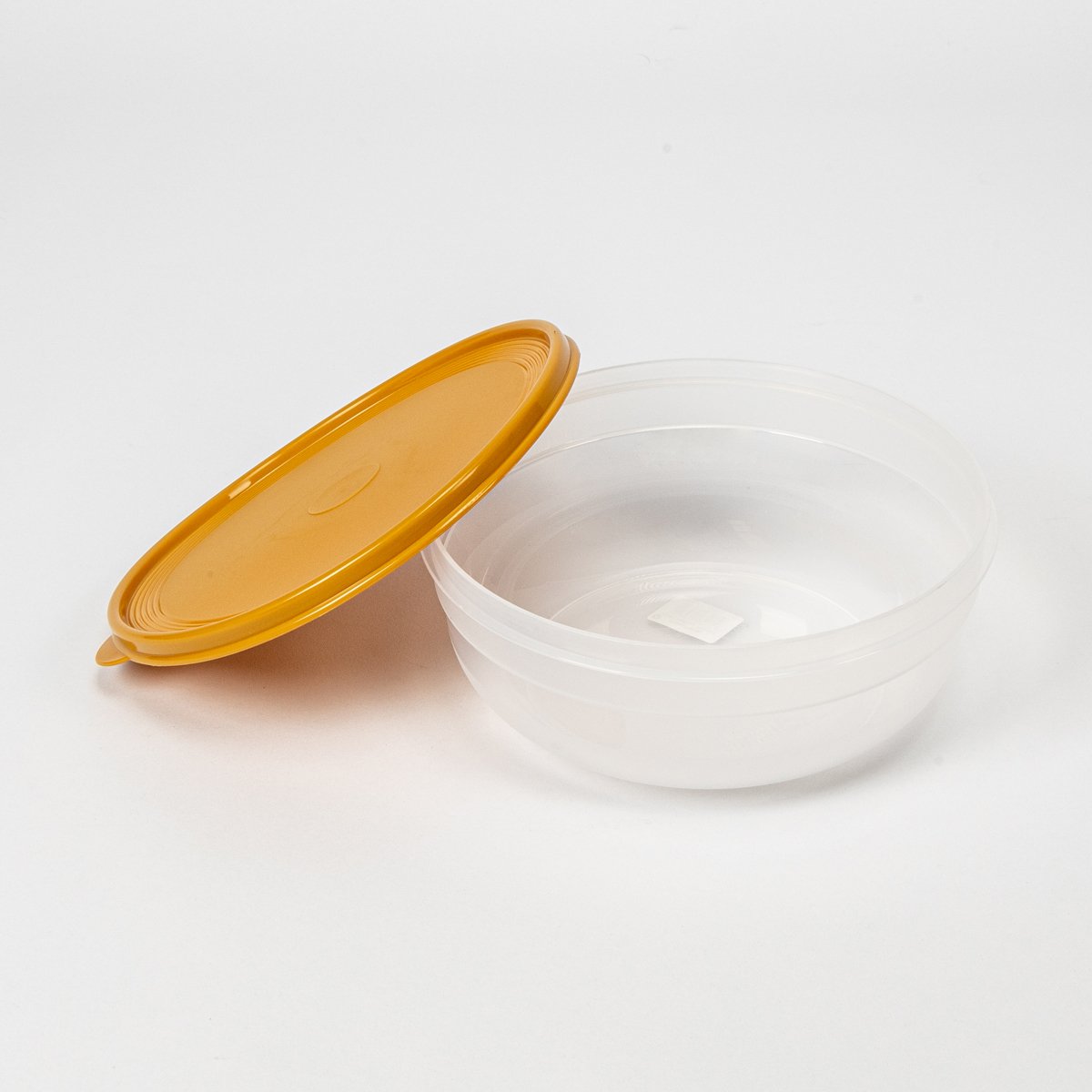 Caixa redonda com tampa amarela 2,8l