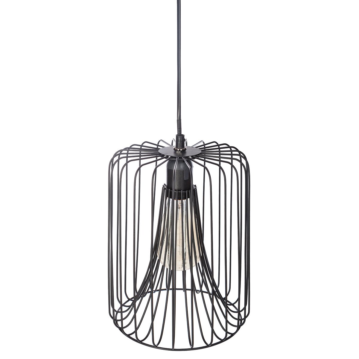 Candeeiro de teto EGIO em metal preto,  Candeeiro de teto EGIO em metal preto