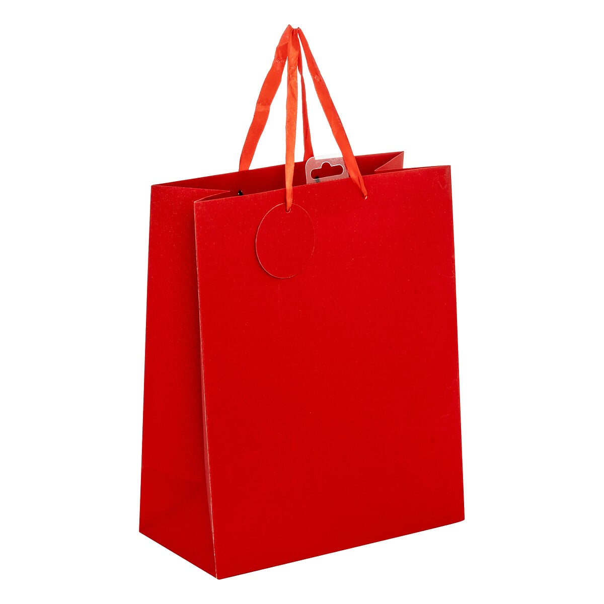 Saco de oferta vermelho com brilhantes 33x13,7cm