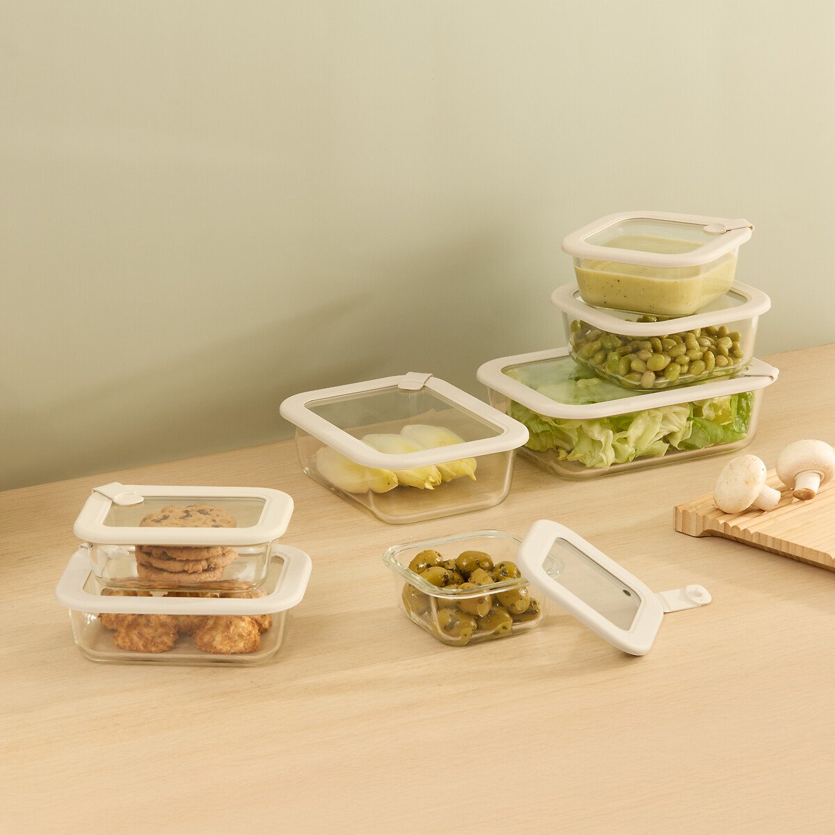 Caixa herm&eacute;tica quadrada SILEAT 0,3l