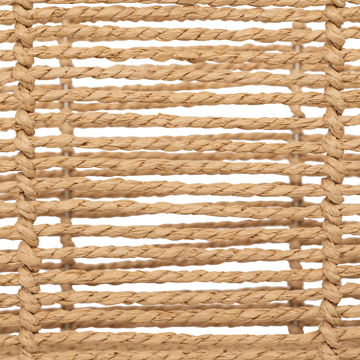 Cesto EUGENE bege em ráfia 30cm