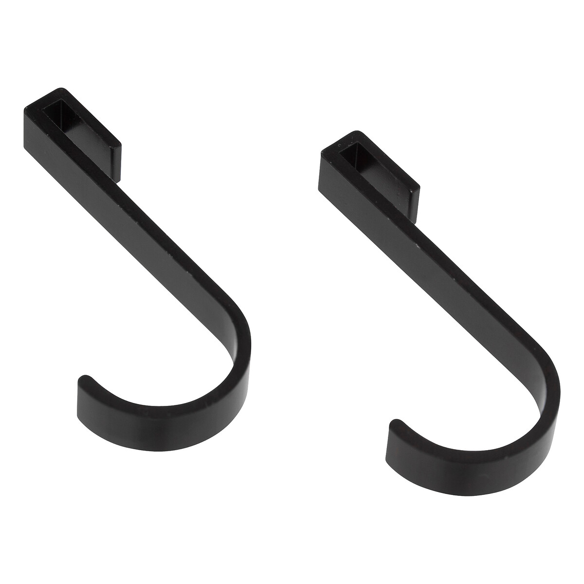 Suporte wc com adesivo preto alum&iacute;nio