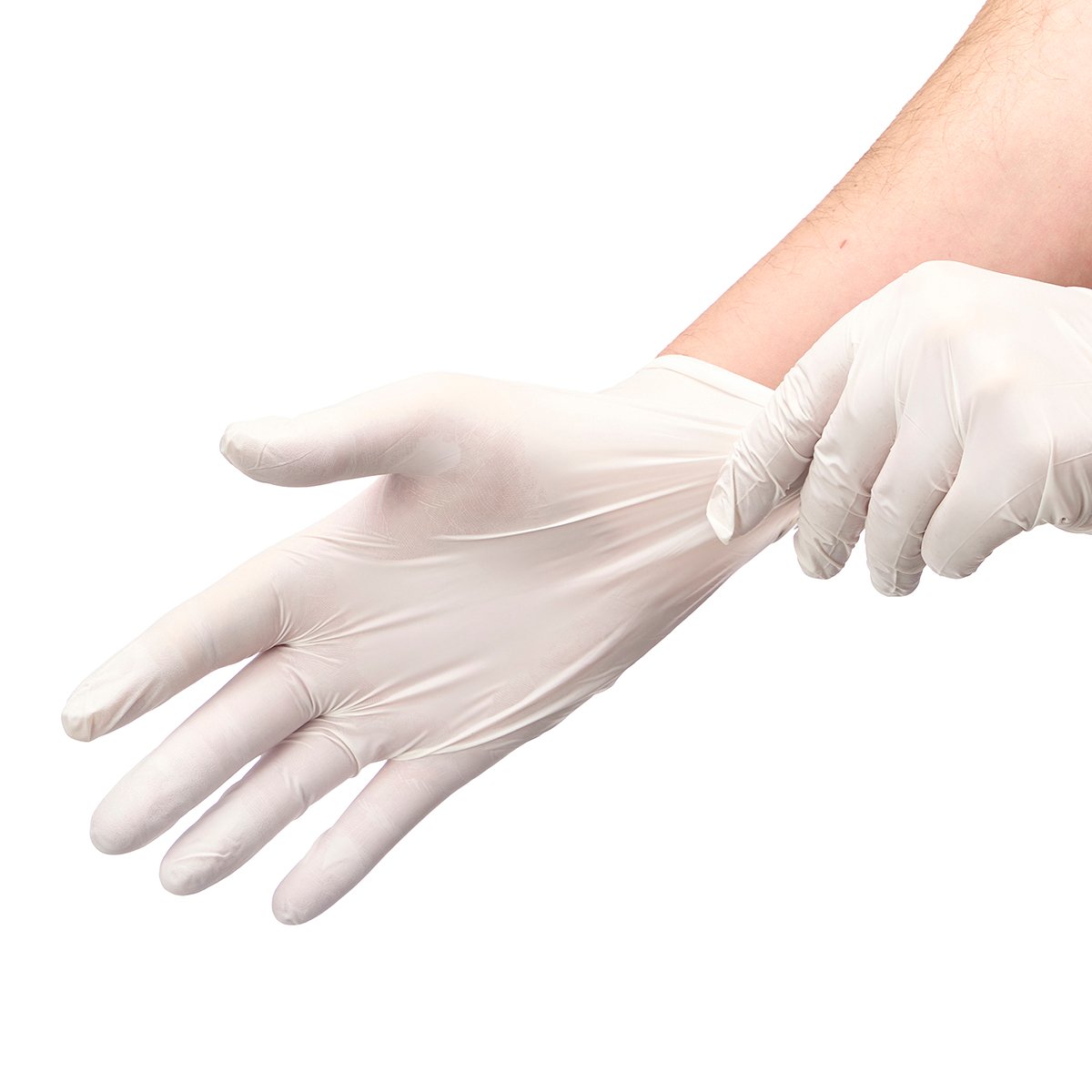 Conjunto de 25 luvas nitrilo tamanho m