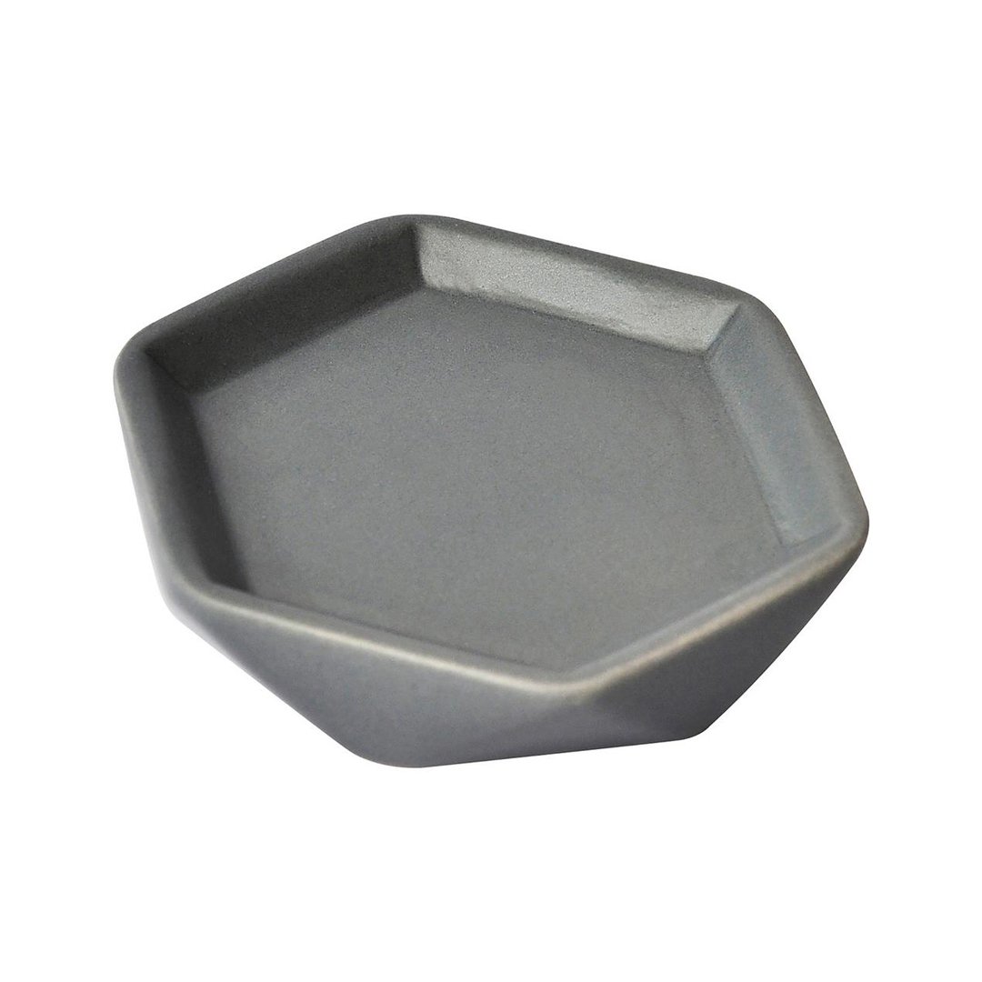 Saboneteira wc cinza