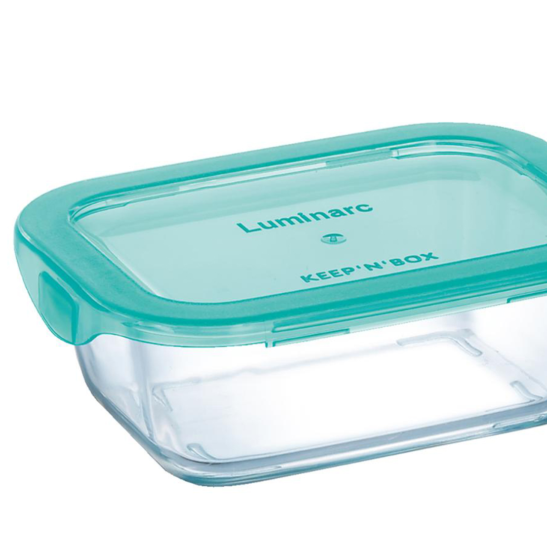 Caixa de vidro com tampa 122cl