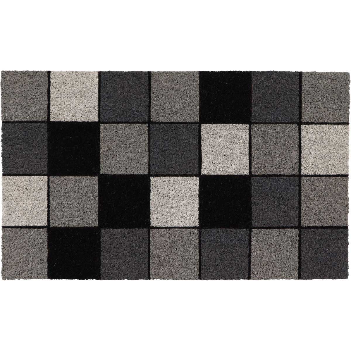 Tapete CARLOTTA cinza em pvc 45x75cm